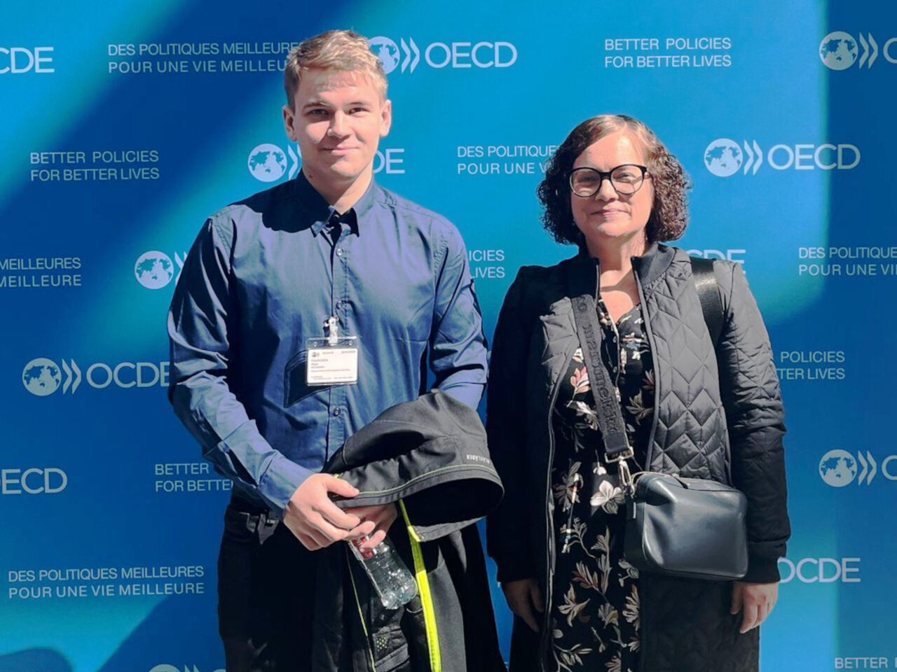 WorldSkills Champions Trust representative for Europe, Aapo Paunonen, at the 2025 joint Cedefop-OECD symposium “New fields for apprenticeship”.