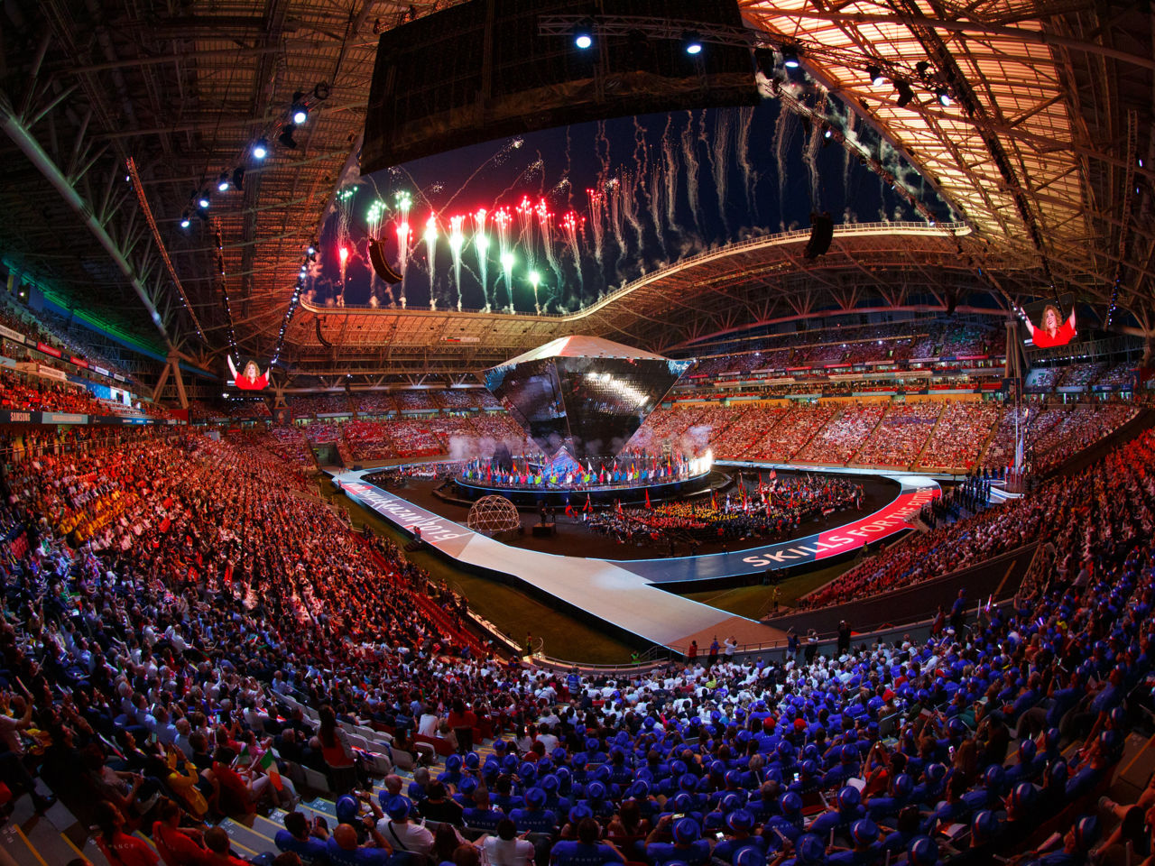 Music, colour and energy signal the start of WorldSkills Kazan 2019