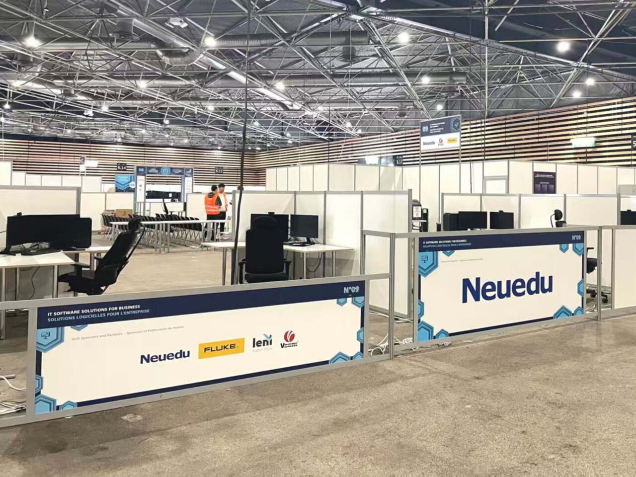 The IT Software Solutions for Business stand at WorldSkills Lyon 2024.
