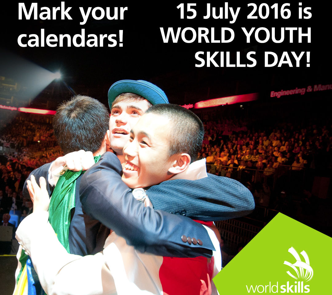 Celebrate World Youth Skills Day with us 15 July 2016