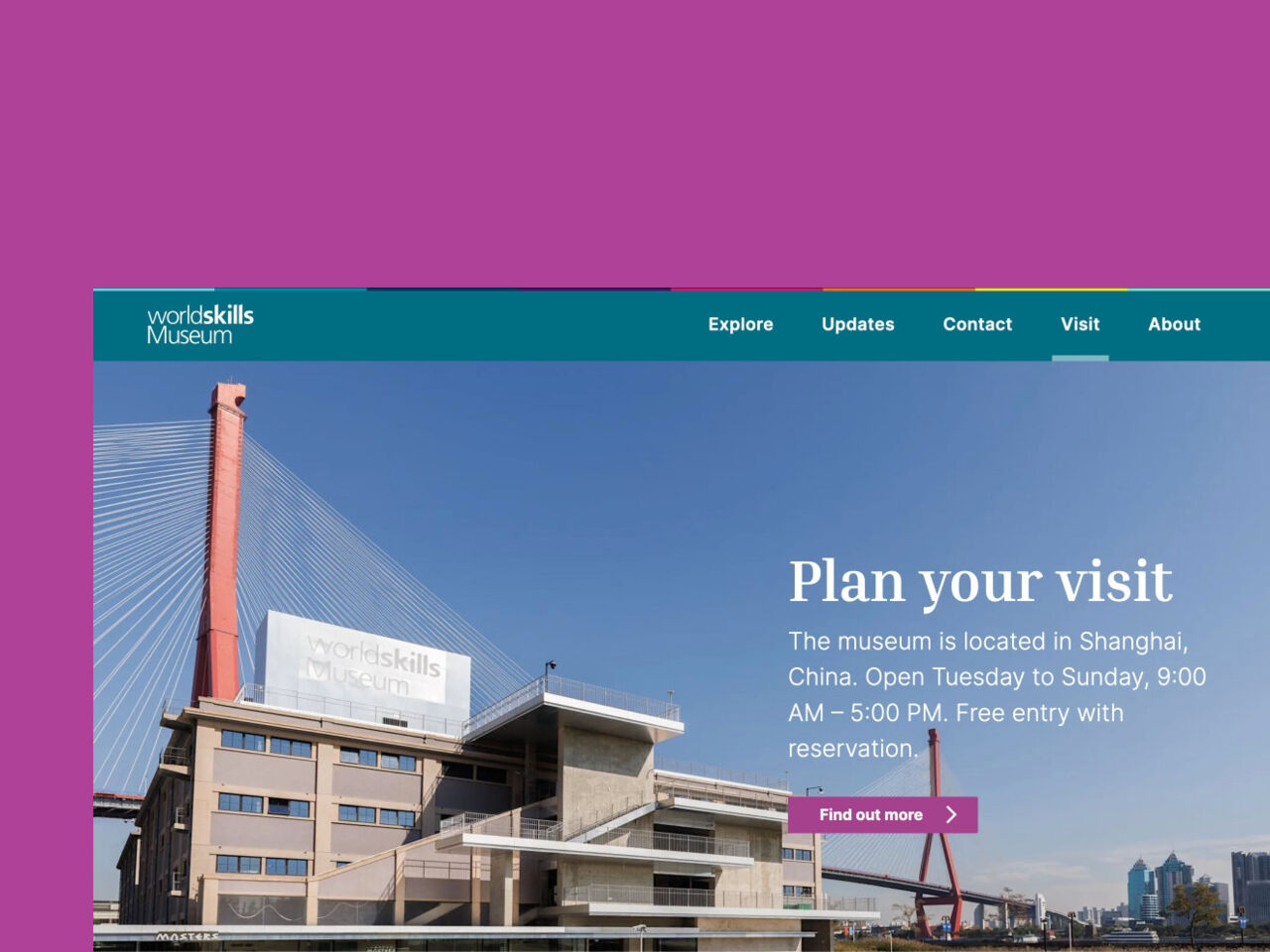 WorldSkills Museum website goes live